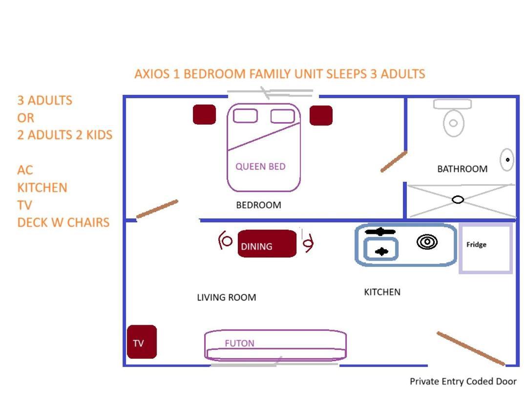 Axios Sun Apartments קיי קולקר מראה חיצוני תמונה